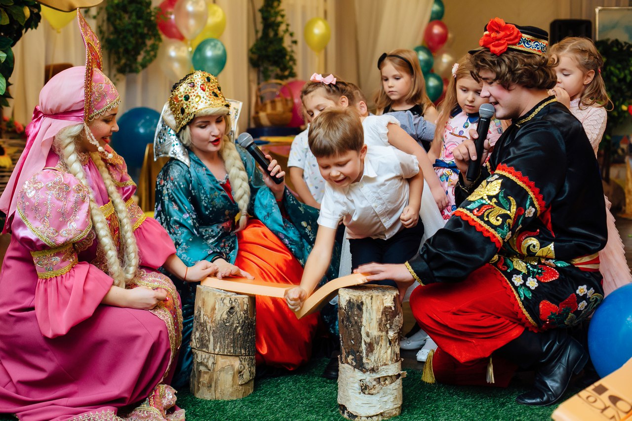 Детский праздник в русском стиле, Масленица